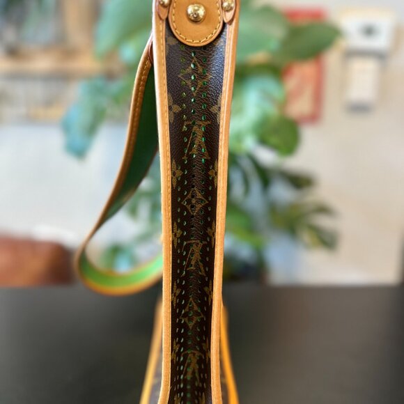 Louis Vuitton Green Perforated Musette Shoulder Bag - Picture 6 of 16